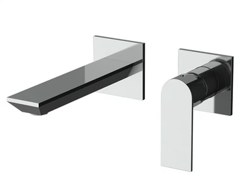AVENUE - 2 hole wall-mounted single handle washbasin mixer by Rubinetterie Mariani - view 2